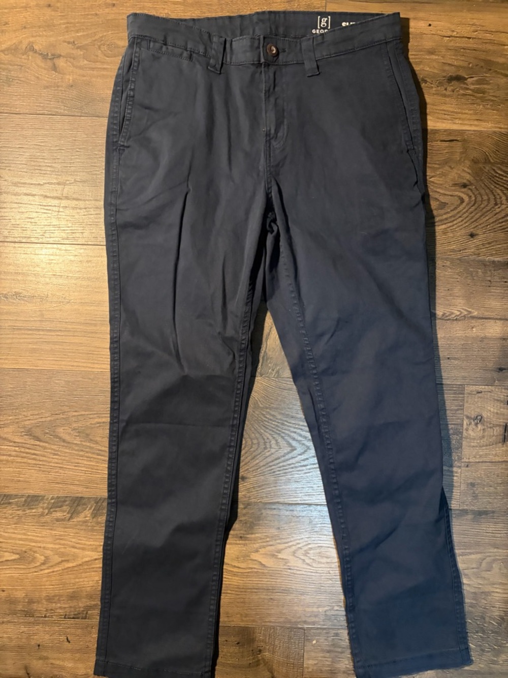 George Men’s Dark Navy Chino Pants